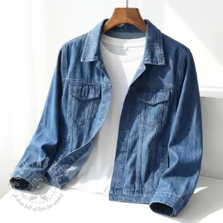 Bombažna tkanina JEANS Chambre dark jeans