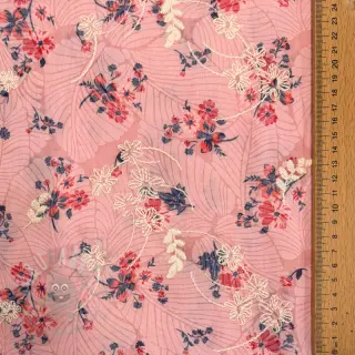 Bombažna tkanina z mešanico Burny lovely pink