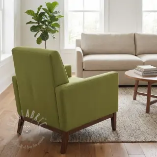 Bombažna tkanina TWILL soft brushed lime