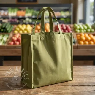Bombažna tkanina TWILL soft brushed lime