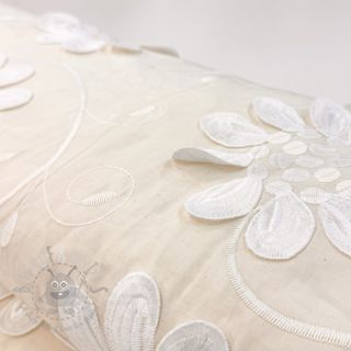 Bombažna tkanina EMBROIDERY Bellagio cream