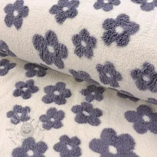 Plaščevina TEDDY Flower power lavender