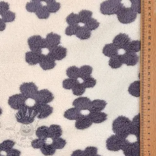 Plaščevina TEDDY Flower power lavender