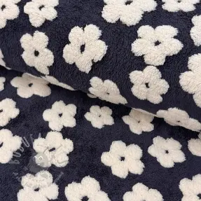 Plaščevina TEDDY Flower power off white