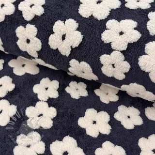 Plaščevina TEDDY Flower power off white