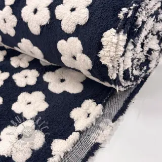 Plaščevina TEDDY Flower power off white