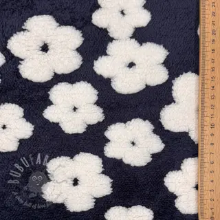 Plaščevina TEDDY Flower power off white