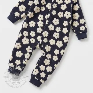 Plaščevina TEDDY Flower power off white
