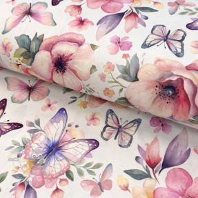 Jersey VISCOSE LYCRA HEAVY Soft and vibrant design D