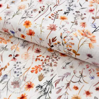 Viskoza z lanom Flower sea design B