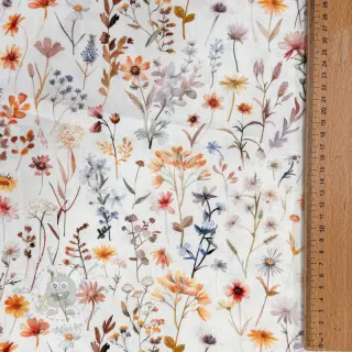 Viskoza z lanom Flower sea design B