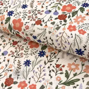 Viskoza z lanom Botanic design B