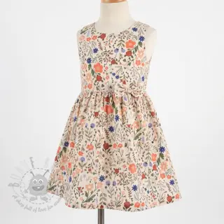 Viskoza z lanom Botanic design B