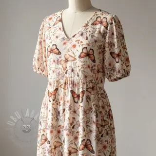 Viskoza z lanom Botanic design C