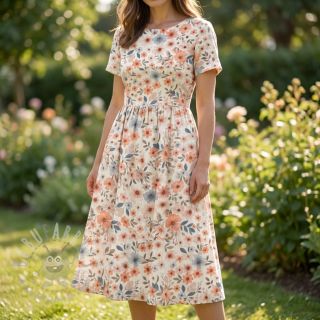 Viskoza z lanom Sweet and small design B