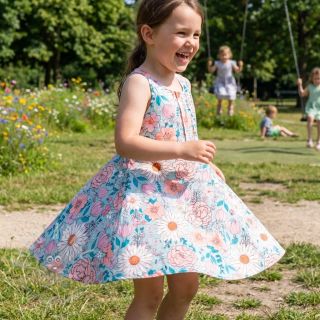 Viskoza z lanom Bright and bold design D