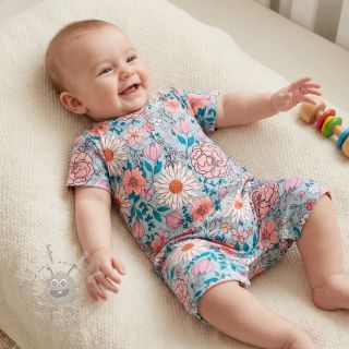 Viskoza z lanom Bright and bold design D