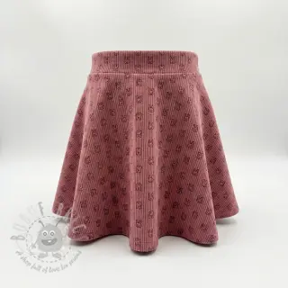 Žamet STRETCH Little bunny old pink