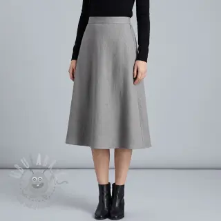 Viskoza z lanom SPANDEX grey