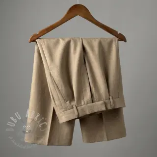 Viskoza z lanom SPANDEX taupe