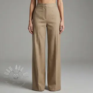 Viskoza z lanom SPANDEX taupe