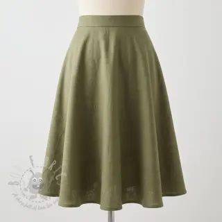 Viskoza z lanom SPANDEX moss green