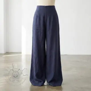 Viskoza z lanom SPANDEX marine