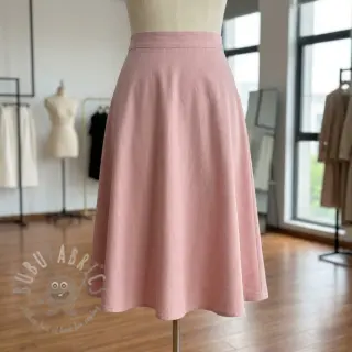 Viskoza z lanom SPANDEX old rose