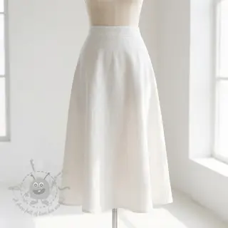 Viskoza z lanom SPANDEX off white