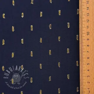 Viskoza LUREX navy