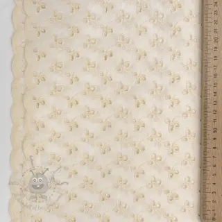Bombažna tkanina EMBROIDERY Rosemary off white