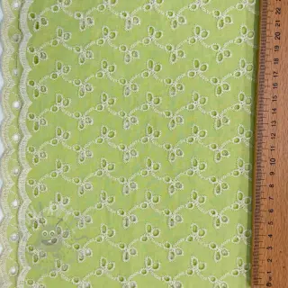 Bombažna tkanina EMBROIDERY Rosemary lime