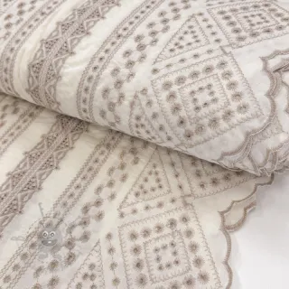 Bombažna tkanina EMBROIDERY Lilian beige