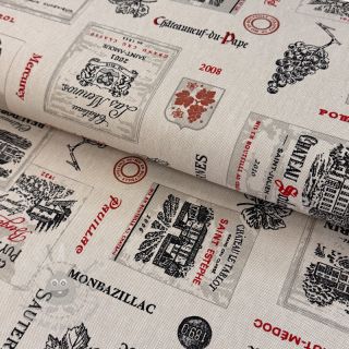 Dekorativno blago Linenlook Vincennes rouge