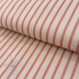 Dekorativno blago Linenlook Vincennes rouge