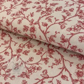 Dekorativno blago Linenlook Meredith rouge