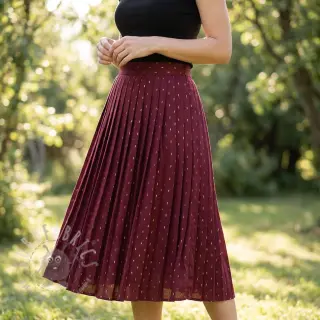 Viskoza LUREX burgundy