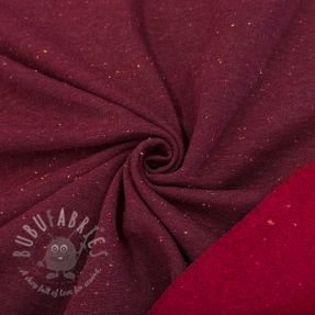 Kosmatena prevešanka COSY burgundy melange