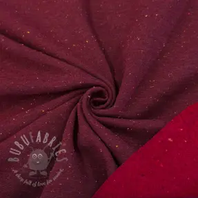 Kosmatena prevešanka COSY burgundy melange