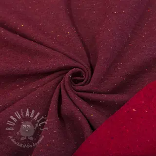 Kosmatena prevešanka COSY burgundy melange