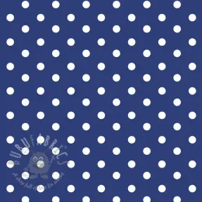 Bombažna tkanina Dots cobalt