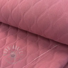 Dvostruka gaza/muslin QUILT Wave mauve