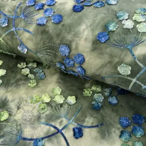 Pran raztegljiv žamet TIE DYE 21W Dandy design A