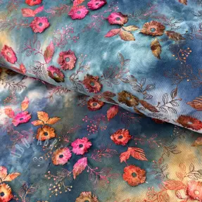 Pran raztegljiv žamet TIE DYE 21W Catchy design C