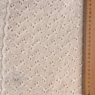Bombažna tkanina EMBROIDERY Rosemary beige