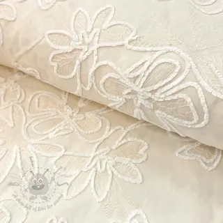 Bombažna tkanina EMBROIDERY Chenille Manon design A