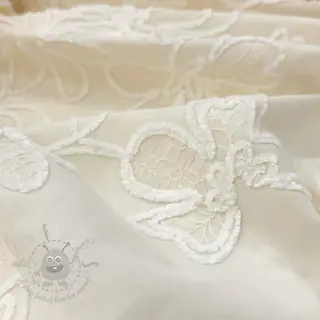 Bombažna tkanina EMBROIDERY Chenille Manon design A