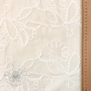 Bombažna tkanina EMBROIDERY Chenille Manon design B