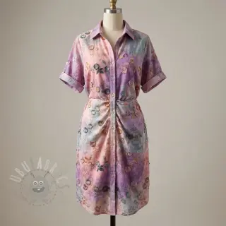 Pran raztegljiv žamet TIE DYE 21W Catchy design B