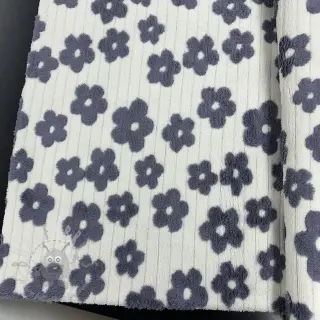 Plaščevina TEDDY Flower power lavender 2nd class